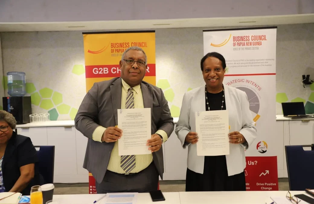 Acting Chief Secretary Acknowledges the Importance of MOU Signing with Business Council of PNG